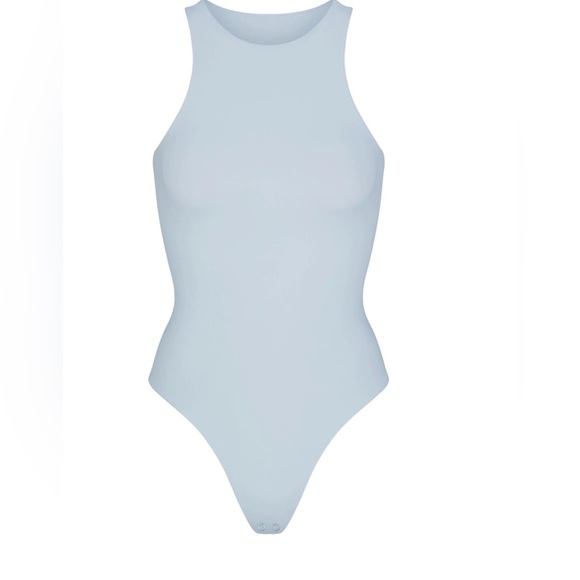 Skims Fits Everybody High Neck Bodysuit in Opal Size XS - Picture 1 of 5